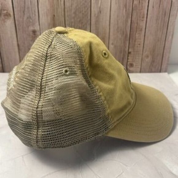 Carhartt Professional Series Cap Hat Canvas Mesh Snap Adjustable Beige Camel - Picture 4 of 5